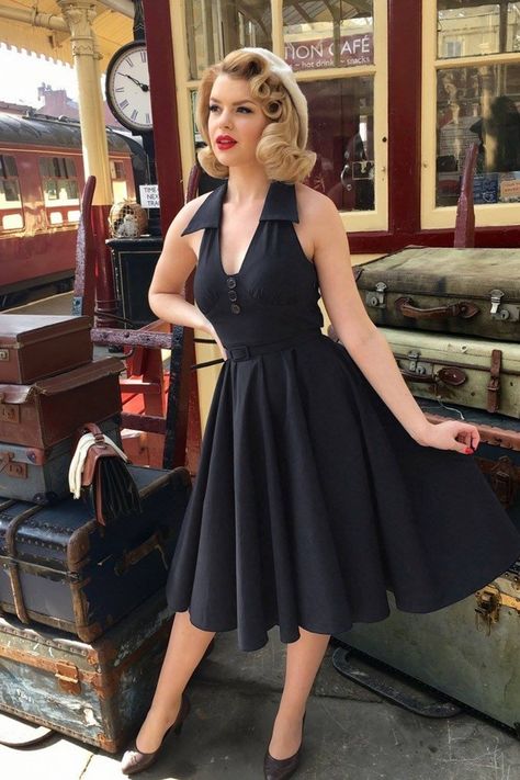 Swing Dance Outfit, Dress Elegant Classy, 1950s Prom, 1950s Prom Dress, Formal Dresses Australia, Sophisticated Lady, Evening Dresses Uk, 1950s Fashion Dresses, Gaun Fashion