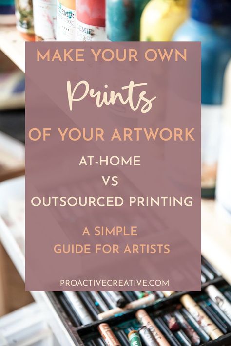 You’ve decided to print your own artwork at home! This is a great decision as it allows you to take control over every aspect of the process. #how to make art prints, how to make prints of your art, #what is an art print Art To Purchase, Where To Print Art Prints, How To Sell Prints Of Your Art, Best Printer For Art Prints, Giclee Print How To, How To Make Art Prints To Sell, How To Digitize Artwork, Making Prints Of Your Art, Making Art Prints