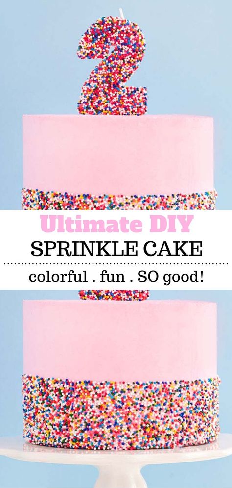 Sprinkle Birthday Cake, Baking Recipes Sweet, Sprinkle Birthday, Birthday Pancakes, Homemade Vanilla Cake, Sprinkles Birthday Cake, Diy Sprinkles, Cake Sprinkles, Recipe Categories