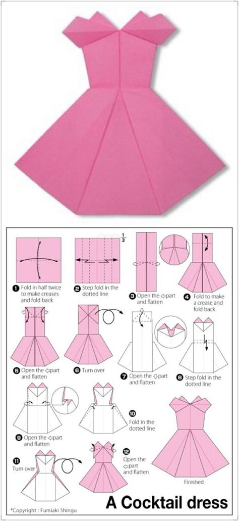 Origami Wedding Dress, Paper Dress Template, Origami Dresses, Dress Origami, Dress Templates, Origami Ball, Origami Dress, Paper Dresses, Dress Paper