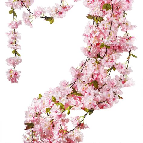 New Simulation Cherry Blossom Vine home Venue Dress Up Wedding Decoration Arch Flower Arrangement|Artificial & Dried Flowers| - AliExpress Cherry Blossom Garland, Flower Vines, Cherry Blooms, Hanging Vines, Arch Decoration Wedding, Outside Decorations, Cherry Blossom Flowers, Floral Garland, Beautiful Centerpieces