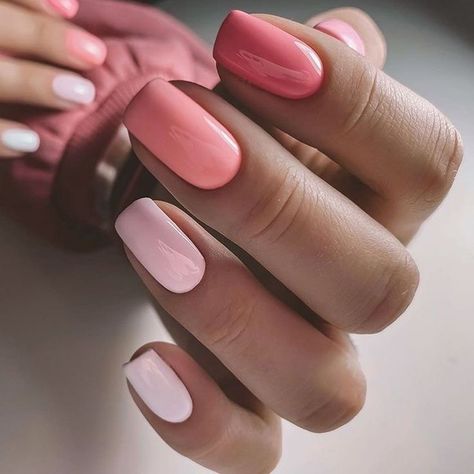 Nagellack Trends, Cute Gel Nails, Shellac Nails, Gradient Nails, Dipped Nails, Chic Nails, Nail Extensions, Square Nails, Nail Polish Colors