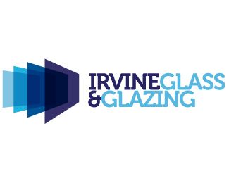 Irvine Glass & Glazing Company Logo Logo Design App, Personal Logo Design, Film Logo, K Logos, Shop Signage, Glasses Logo, Company Logos, Symbol Logo, Auto Glass