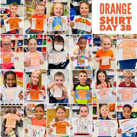 Orange Shirt Day | Trinity Christian School Orange Shirt Day Art, Indigenous Activities, Reconciliation Week, Trinity Christian, Orange Shirt Day, Toddler Classroom, Every Child Matters, Christian School, Orange Shirt