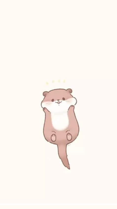 Cute Otters Drawing, Resin Pictures, 강아지 그림, Tanah Liat, Animal Doodles, Little Drawings, Cute Animal Drawings Kawaii, 캐릭터 드로잉, Cute Doodles Drawings