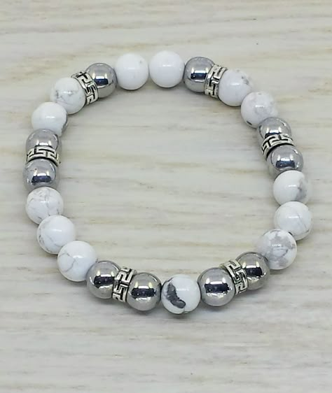 Bracelets For Men Aesthetic, Marble Bracelets, Handmade Bracelets For Men, Shambala Bracelet, Precious Stones Bracelet, Marble Bracelet, Stone And Wood, Wood Bead Bracelet, Men Aesthetic