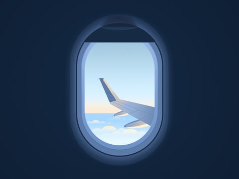 Plane Window Illustration, Airplane Window Illustration, Flight Window Pics, Flight Illustration, Human Cloning, Flight Design, Social Media Campaign Design, Window Poster, Window Illustration