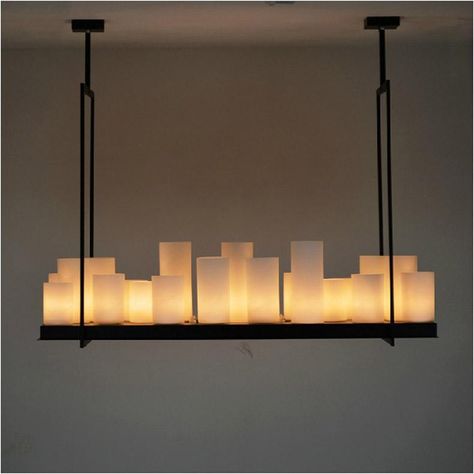 Pillar Candle Chandelier, Candle Light Chandelier, Interior Light Fixtures, Rustic Wall Lighting, Modern Candle, Simple Lamp, Rectangular Chandelier, Wrought Iron Chandeliers, Modern Candles