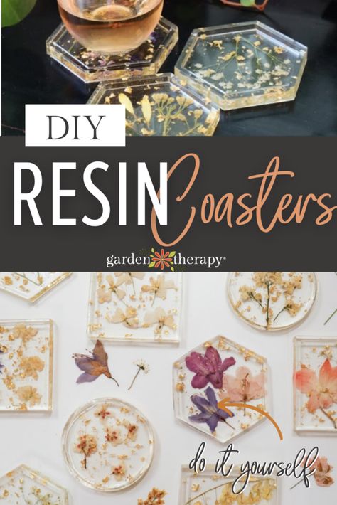 Preserve the beauty of your garden or favourite bouquet arrangement by making DIY resin coasters. Perfect for a housewarming or Christmas gift! #flowers #pressedflowers #driedflowercrafts #resin #driedflowers #resincrafts #crafts #coasters #DIY #gardentherapy Make Resin Coasters, Diy Resin Coasters, Flowers In Resin, Bouquet Arrangement, Garden Therapy, Wedding Bouquet Preservation, Silicone Coasters, Bouquet Preservation, How To Make Coasters