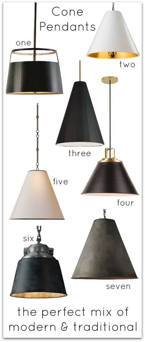 Cone pendants - love them over kitchen islands! Kitchen Design Layout Island, Kitchen Island Storage, Cone Pendant Light, Driven By Decor, Island Bar, Kitchen Island With Seating, Island Pendant Lights, Kitchen Island Lighting Pendant, Kitchen Designs Layout