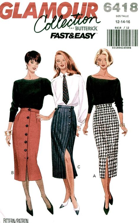 Winter Coats Outfits, Pencil Skirt Sewing Pattern, Coats Outfits, 40s Mode, Tapered Skirt, Vintage Fashion Sketches, Skirt Sewing Pattern, Skirt Sewing, Fashion Illustration Vintage