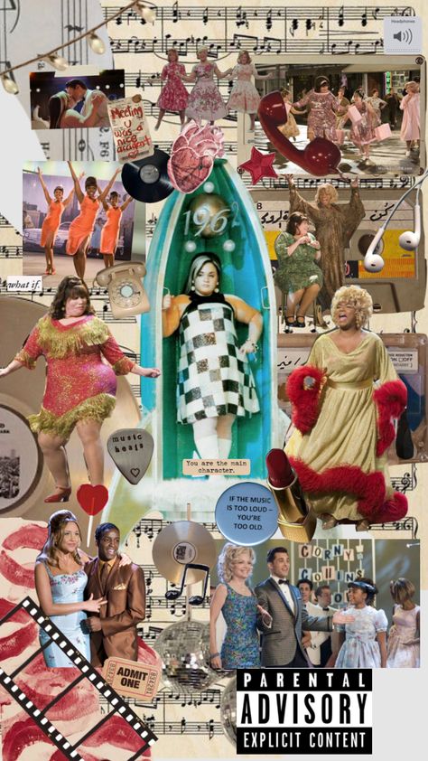 Hairspray Themed Party, Hairspray Outfits, Hairspray Fanart, Musical Theater Wallpaper Iphone, Hairspray Movie Aesthetic, Hairspray Aesthetic, Hairspray Hairstyles Musical, Hairspray Wallpaper, Hairspray 2007 Aesthetic