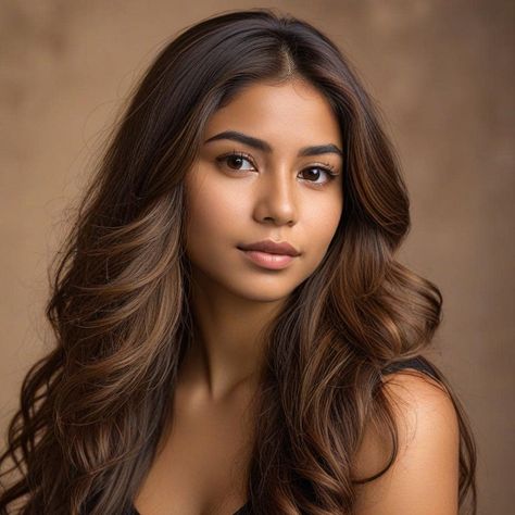 Caramel Hair On Tan Skin, Hair Color For Tanned Skin, Highlights For Tan Skin Tone, Brown Hair For Tan Skin, Hair For Tan Skin Tone, Fall Hairdos, Hair Color For Tan Skin Tone, Brown Hair Indian Skin, Colors For Tan Skin