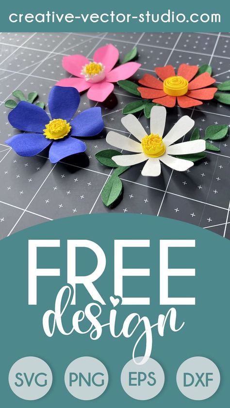 New Free SVG!!! You will get 4 flower templates and 5 flower centers. PAY ATTENTION, leaves are not included!!!! Click to pin and grab these SVG templates for free! #freesvg #freesimplepaperflowersvg #freeflowersvg #freeflowertemplate #freesvg Simple Paper Flowers, Simple Paper Flower, Flower Templates Printable, Flower Svg Files, Svg Templates, Flower Cut Out, Printable Flower, Flowers Svg, Paper Flower Crafts