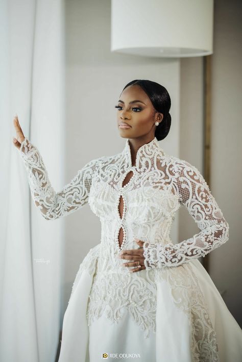 Extravagant Wedding Dresses, Wedding Dress Jewelry, Reception Outfit, Bridal Styling, Bellanaija Weddings, Extravagant Wedding, Black Couple, Fashion Queen, Bella Naija Weddings