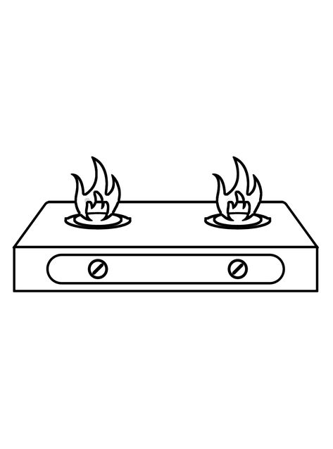 Stove - Lol Coloring Pages Stove Drawing, Stove Illustration, Lol Coloring Pages, Lol Coloring, Outline Images, Science Projects For Kids, Gas Cooker, Object Drawing, Games Art