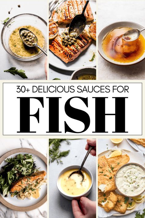 Wondering what the best sauces to serve with fish are? I’ve got you covered with this guide. From lemon butter, to white wine sauce + more! Wine Sauce For Fish, Sauces For Fish, Sauce For Fish, Best Sauces, Man Recipes, Easy Weeknight Recipes, Honey Mustard Dipping Sauce, Brown Butter Sauce, Vegan Fish