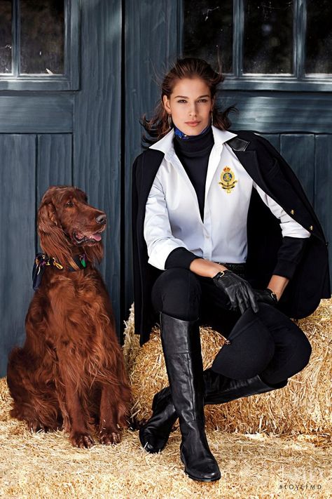 Photo feat. Chiara Baschetti - Lauren by Ralph Lauren - Fall 2012 Ready-to-Wear - Catalogue | Brands | The FMD #lovefmd Equestrian Outfit, Equestrian Chic, Ralph Lauren Fall, Ralph Lauren Style, Estilo Preppy, Outfit Trends, Equestrian Outfits, Fashion 101, Equestrian Style