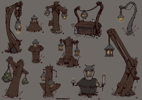 Lantern Drawing, Old Lanterns, Props Concept, Pony Express, Props Art, Cross Art, Game Props, Futuristic Art, Fantasy Concept Art