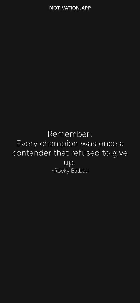 Rocky Balboa Wallpapers, Rocky Quotes, Rocky Wallpaper, Rocky Balboa Quotes, Champion Quotes, Beautiful Thoughts, Motivation App, Inner Thoughts, Fierce Women