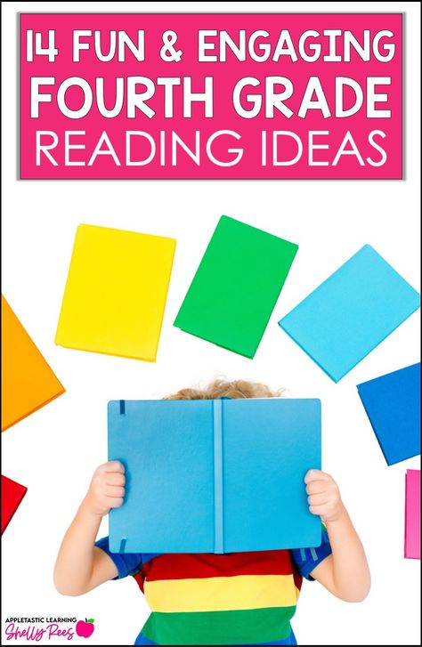 Dive deep into the world of 4th grade reading with our big list of 14 fun reading activities! Increase reading skills with reading comprehension passages and fluency activities. Choose from 4th grade reading worksheets, games, guided reading lessons, classroom transformations, and reading escape rooms to make learning fun. Perfect for science of reading center ideas, intervention, tutoring, or projects, these ideas are perfect for 3rd to 5th grade kids! Fun Reading Ideas, Fourth Grade Reading Activities, Reading Enrichment Activities 3rd Grade, Science Of Reading Fourth Grade, 4th Grade Reading Activities, Reading Center Ideas, 4th Grade Games, Fourth Grade Reading, Fun Reading Games