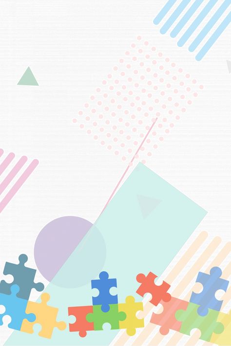 Puzzle Background Design, Puzzle Wallpaper, Poster Background Template, Puzzle Background, Gym Poster, Recruitment Poster, Background Design Vector, Background Template, Instagram Frame Template