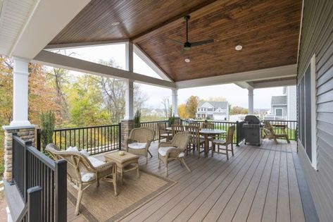 Covered Deck Designs, Deck Addition, Covered Backyard, Covered Patio Design, Porch Addition, Patio Deck Designs, Covered Deck, Deck Designs Backyard, House Deck