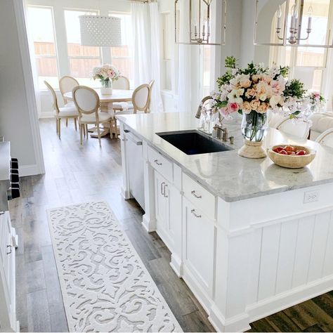 Neutral Floor, Neutral Flooring, Damask Rug, My Texas House, Texas House, Farmhouse Inspiration, Butler Pantry, Lady Bird, Makeover Ideas