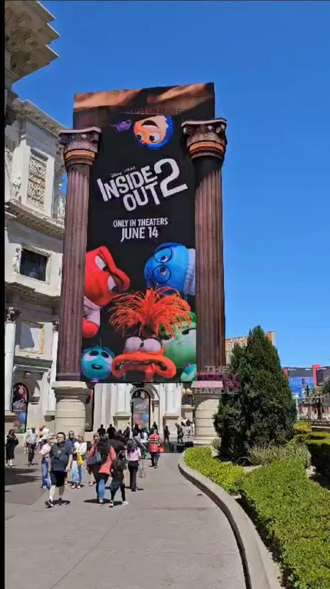 Disney Animation Promos on X: "Billboard for ‘INSIDE OUT 2’ at CinemaCon. 🔥 https://t.co/jVaqcZmMlV" / X Cool Symbols, Inside Out 2, Disney Animation, Print Ads, Animated Movies, Mood Board, Inside Out, Tv Shows, Tv