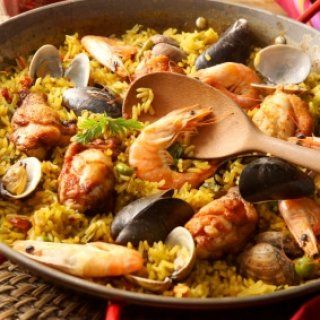 Las mejores recetas - kiwilimon Paella Recipe Seafood, Paella Recipe, Seafood Paella, Easy Seafood, Spanish Dishes, Fish Dishes, Rice Dishes, Orzo, Seafood Dishes