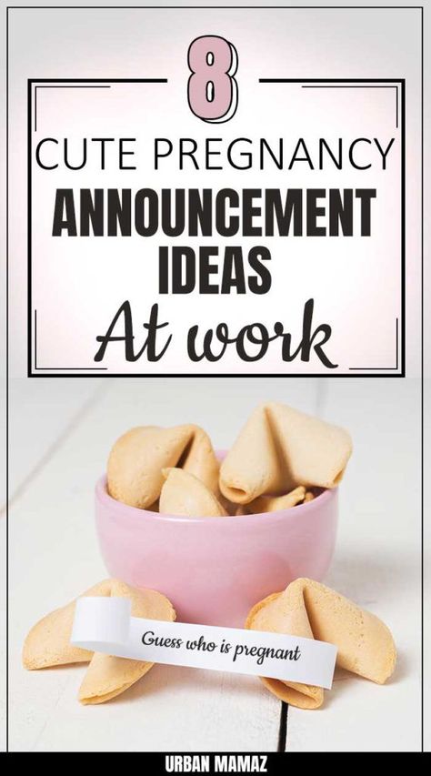 Besides your biological family, your work colleagues can also be termed as family. At first, you may be a little hesitant to share your pregnancy news with them because having such a conversation can be scary. However, telling your workmates that you are pregnant does not have to be scary at all. With some ideas, you can navigate the conversation easily even with your boss. #pregnancyannouncement #pregnancyannouncementideas Cute Ways To Tell Your Friends Your Pregnant, Ways To Tell Coworkers Your Pregnant, Telling People Your Pregnant Ideas, Unique Ways To Tell Family Your Pregnant, Ways To Tell Friends Your Pregnant, Mum To Be, Baby Announcement To Coworkers, Telling Mom Your Pregnant Ideas, Ideas To Tell Family About Pregnancy