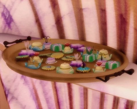 Barbie Fairytopia Food, Barbie Foods Movies, Food From Barbie Movies, Barbie Mermaidia Aesthetic, Fairytopia Aesthetic, Barbie Movies Aesthetic, Barbie Mermaidia, Barbie Fairytopia Mermaidia, Barbie Foods