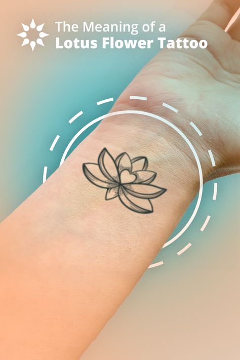 Rebirth Flower Tattoo, Lotus Flower Tattoo On Forearm, Heart Lotus Tattoo, Lotus Flower Color Meaning, Rebirth Tattoo Symbols, Moon And Lotus Tattoo, Chest Tattoo With Meaning, Feminine And Masculine Energy, Lotus Flower Tattoo Meaning