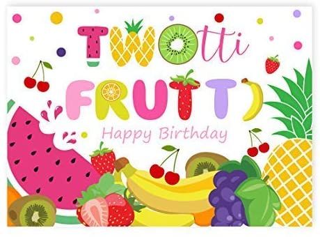 Amazon.com: Fangleland Twotti Frutti Party Backdrop for Photography Tutti Fruity Summer Theme Party Backdrop 5x7ft Fruit 2nd Birthday Decorations: Home & Kitchen Tutti Fruity Party Decorations, 1st Birthday Themes Girl, 2nd Birthday Decorations, Laser Templates, Summer Theme Party, Twotti Fruity, Boy Party Decorations, Boys Birthday Party Decorations, 1st Birthday Girl Decorations