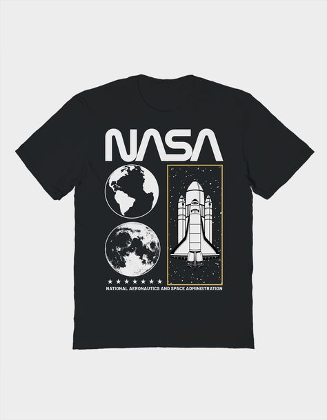 Nasa Clothes Outfit, Nasa Shirt Outfit, Nasa Shirt Aesthetic, Nasa Crop Top, Nasa Merch, Nasa Planets, Nasa Tshirt, Nasa Shirt, Concept Clothing