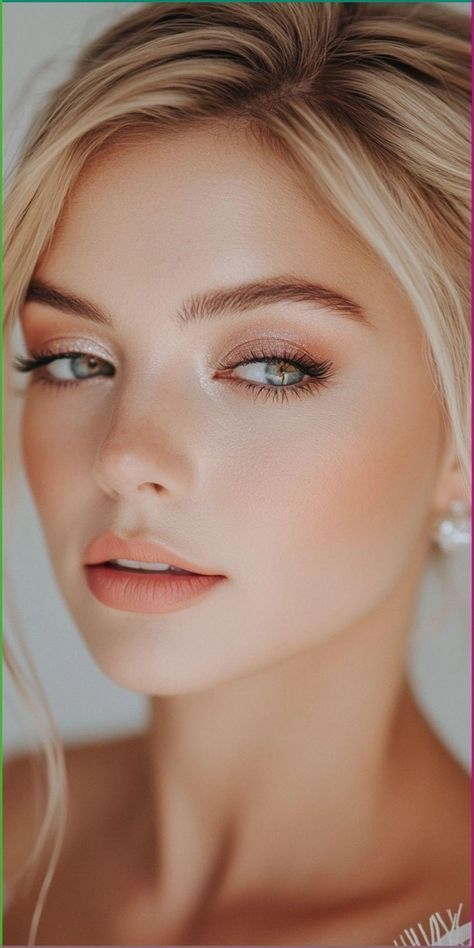 Winter Wedding Makeup, Glamorous Wedding Makeup, Wedding Makeup Blue, Eyeliner And Mascara, Gorgeous Makeup Looks, Gorgeous Wedding Makeup, Wedding Makeup Tutorial, Glam Wedding Makeup, Bridal Eye Makeup