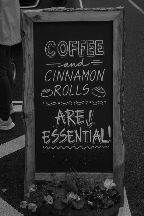 Bakery Chalkboard Signs, Cafe Ideas, Alpha Phi, Chalkboard Signs, Cinnamon Roll, Cinnamon Rolls, Chalkboard, Chalkboard Quote Art, Coffee Shop