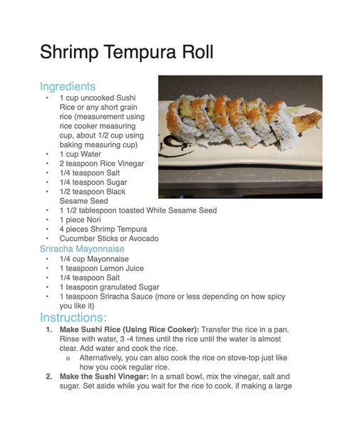 Yam Tempura Sushi Roll, Shrimp Tempura Recipe Sushi, Shrimp Tempura Sushi, Pancake Bacon, Tempura Sushi, Shrimp Tempura Roll, Tempura Roll, Tempura Recipe, Beyonce Quotes