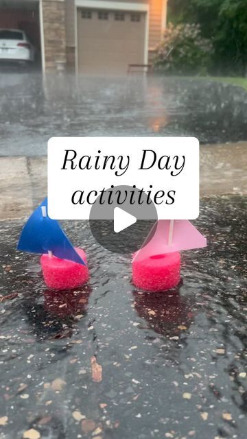 Things To Do On A Rainy Day, Rainy Day Crafts For Kids, Rainy Day Activities For Kids, Foam Paper, Muddy Boots, Indoor Crafts, Children Activities, Rainy Day Crafts, Imaginary Play