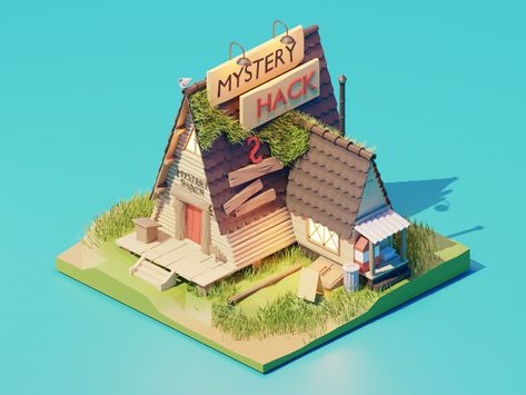 Blender 3d Art, Scene Animation, Museum Statues, Idle Game, Mystery Shack, 17th Century Art, Luxor Egypt, Isometric Art, Isometric Illustration