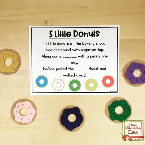 Meal Time Songs For Preschool, Donut Song Preschool, Number Poems, June Themes, Preschool Transitions, Fun Song, Songs For Toddlers, Circle Time Activities, Preschool Circle Time