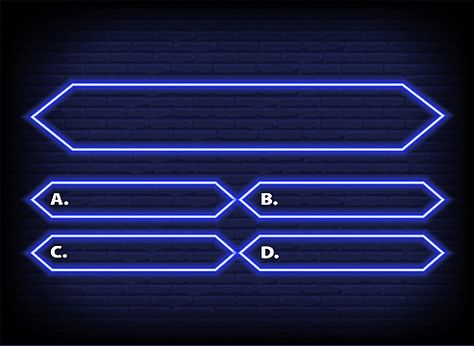 Trivia Background, Quiz Poster, Gaming Template, Neon Banner, Pub Quizzes, Games Template, Quiz Template, Game Banner, School Tv