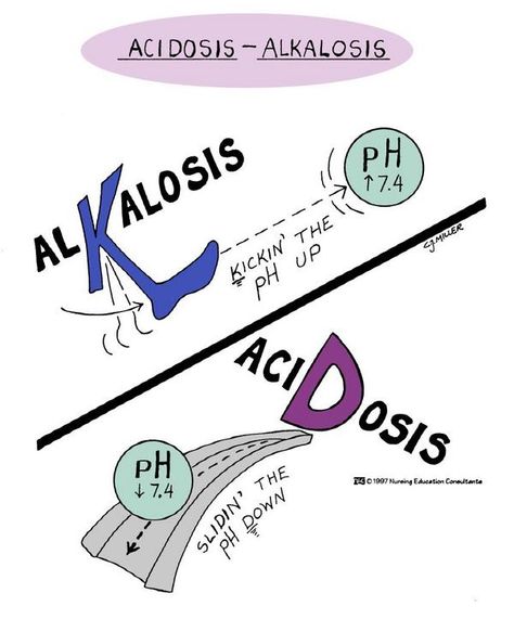 these pictures were great during nursing school... made it so easy to remember things Acidosis And Alkalosis, Nursing Mnemonics, Pa School, Nursing School Survival, Nursing School Studying, Nursing School Tips, Nursing School Notes, Nursing Programs, Nursing Tips