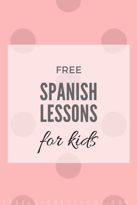 free Spanish lessons for kids in Kindergarten and Elementary Spanish Words For Kids, Lessons For Kindergarten, Preschool Spanish Lessons, Kindergarten Spanish, Beginner Spanish Lessons, Teach Yourself Spanish, Free Spanish Lessons, Spanish Learning Activities, Preschool Spanish