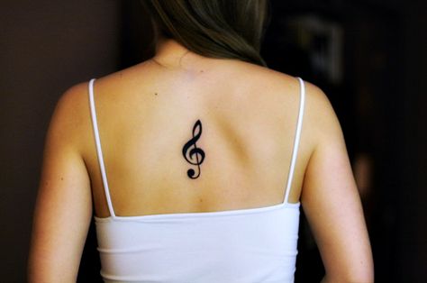 Treble clef somewhere... G Clef Tattoo, Unique Quote Tattoos, Clef Tattoo, Treble Clef Tattoo, Music Note Tattoo, Music Tattoo Designs, Note Tattoo, Small Girl Tattoos, Music Tattoo