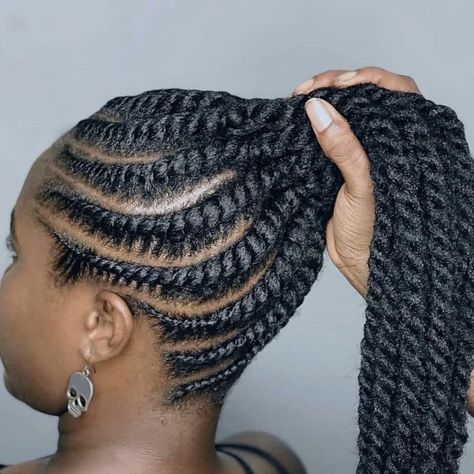 Corn Roll Hair Styles, Natural Black Hairstyles, Natural Hair Flat Twist, Flat Twist Styles, Natural Hairstyles For Black Women, Cornrow Braid Styles, Flat Twists, Flat Twist Hairstyles, Flat Twist Updo