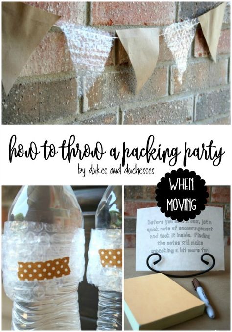 Moving Party Decorations, Moving Party, Packing Party, Moving Hacks Packing, Farewell Party, Farewell Parties, Moving Checklist, Moving Packing, Packing Supplies