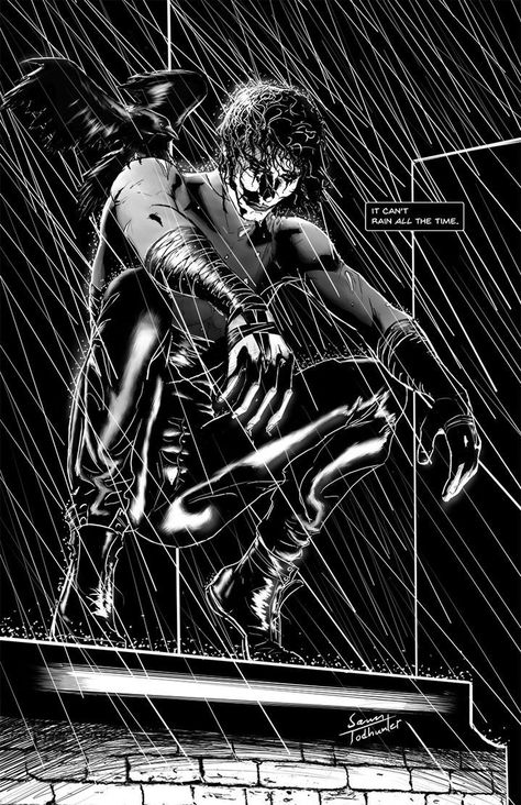 Crow Comic, Eric Draven, Crow Art, The Crow, Black And White, White, Black, Art