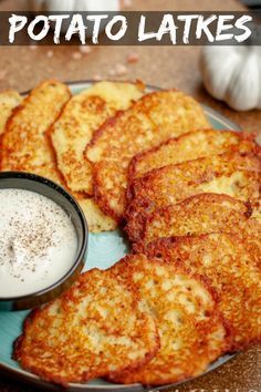 Potato Latkes Recipe or Draniki as Russians call them are pancakes made of finely shredded potatoes, egg, and some flour. They are delicious served with some sour cream or applesauce. #letthebakingbegin #potato #pancakes #potatopancakes #breakfast #simple Simply Shredded Potatoes Recipes, Potato Latkes Recipe, Latkes Recipe, Potato Latke Recipe, Simply Potatoes, Potatoe Pancake Recipe, Cook Breakfast, Recipes Potato, Potato Latkes