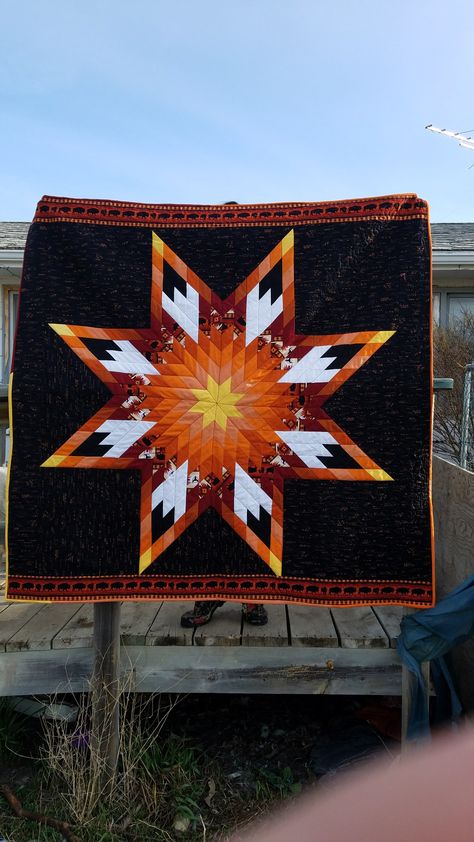 7 Point Star Quilt Pattern, Star Blanket Quilt, Indigenous Quilt Patterns, Native Blanket Patterns, Native American Star Quilts, Aztec Quilt Pattern Free Native American, Native American Quilt Patterns Target, Lakota Star Quilt Pattern, Native American Lone Star Quilts